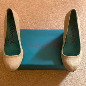 👡 Blowfish natural cozumel linen wedge 👡